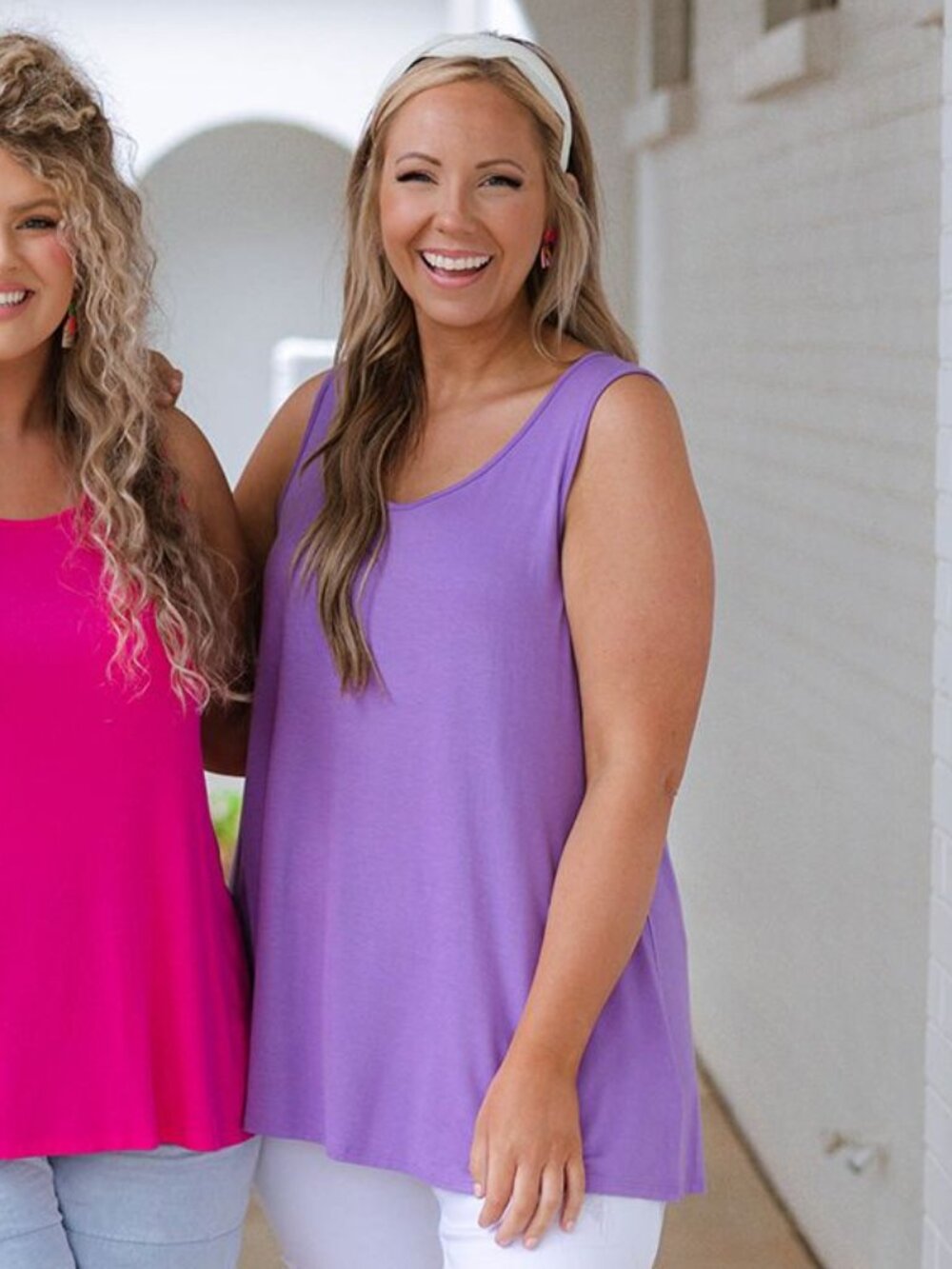 Chic Soul Weekender Tunic Tank, Lilac Purple